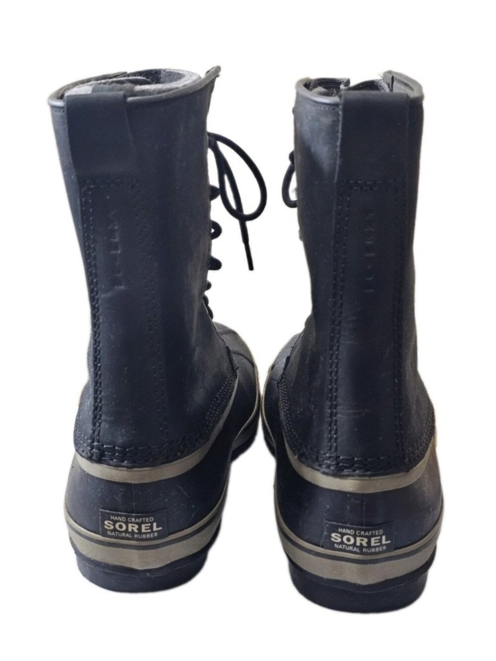 Sorel 1964 T Pac Duck Boots Men 13 Black Waterproof Insulated Lined NM2725-010 - Picture 4 of 12